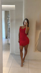 Vestido Fiesta Rojo