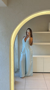 Enterizo Suelto Azul