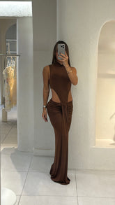 Vestido Largo Chocolatelate Lux