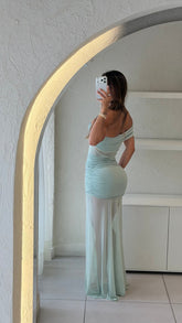 Vestido Largo Verde C