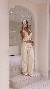 Conjunto Pant Jean Chaleco