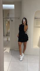 Conjunto Falda Pañoleta Negro