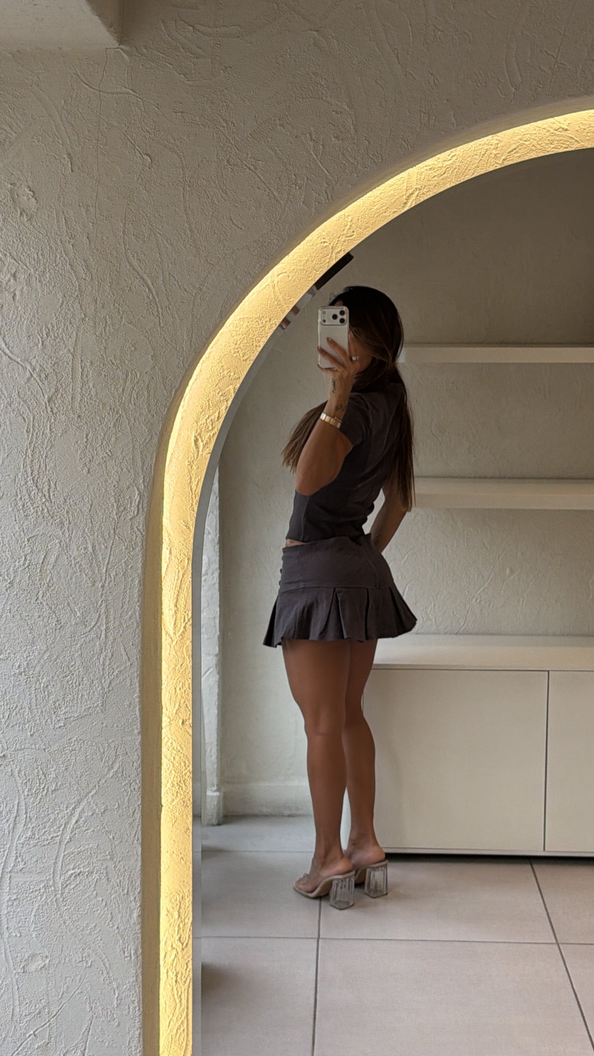 Conjunto Falda Gris Vay