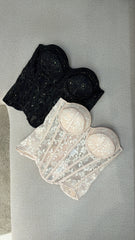 Corset Negro Dorado
