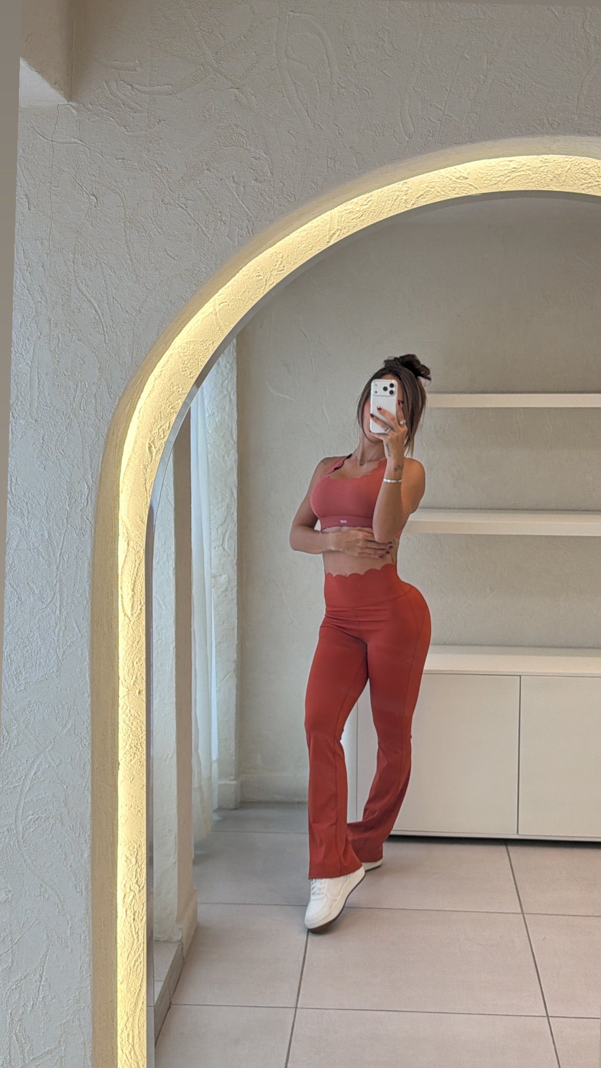Conjunto Iconic Bota Ancha Top