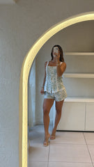 Conjunto Verde Blanco