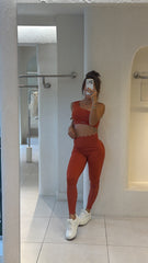 Conjunto Iconic Leg Terracota