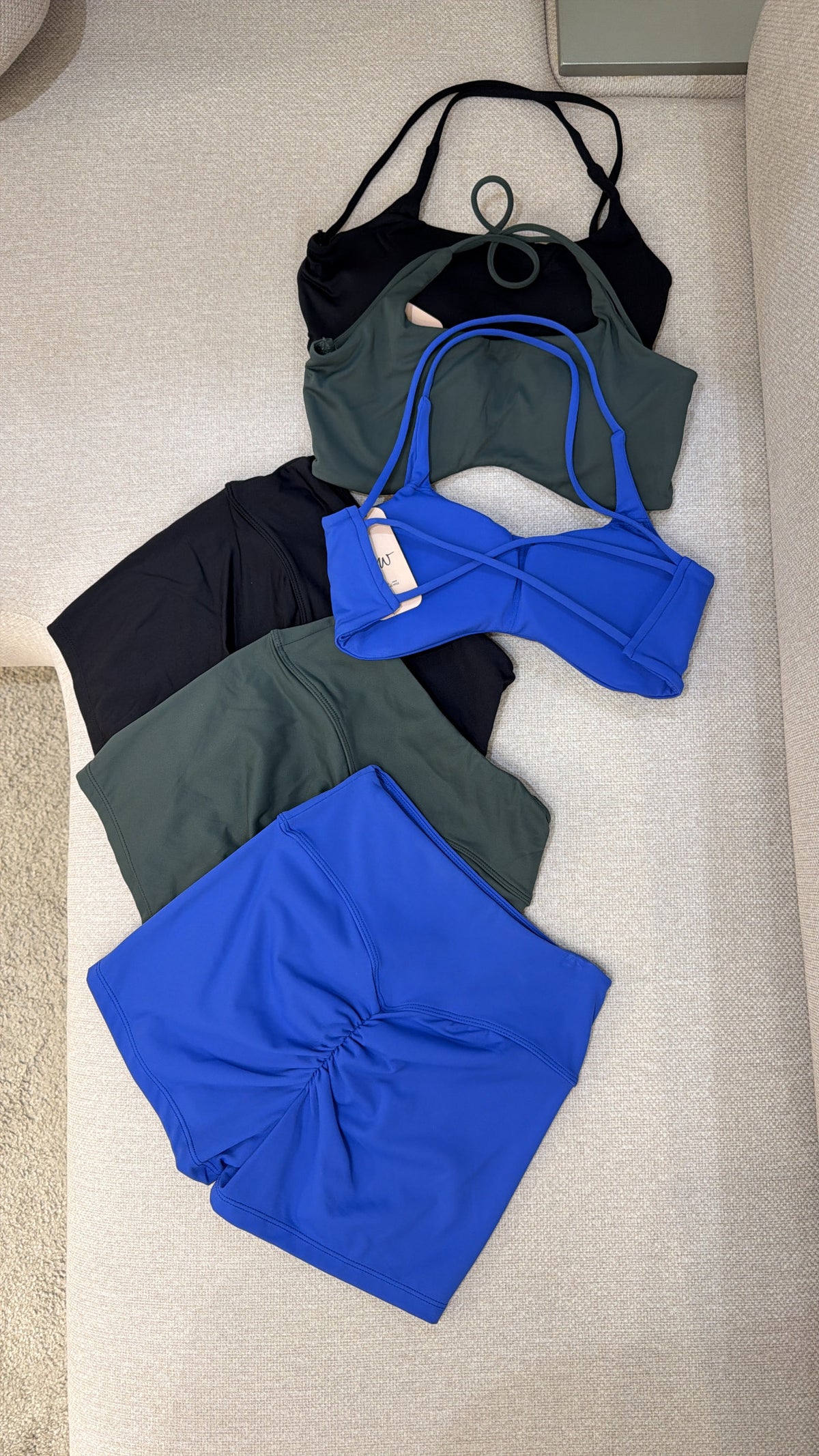 Conjunto Short Top Curvo Lycra IP