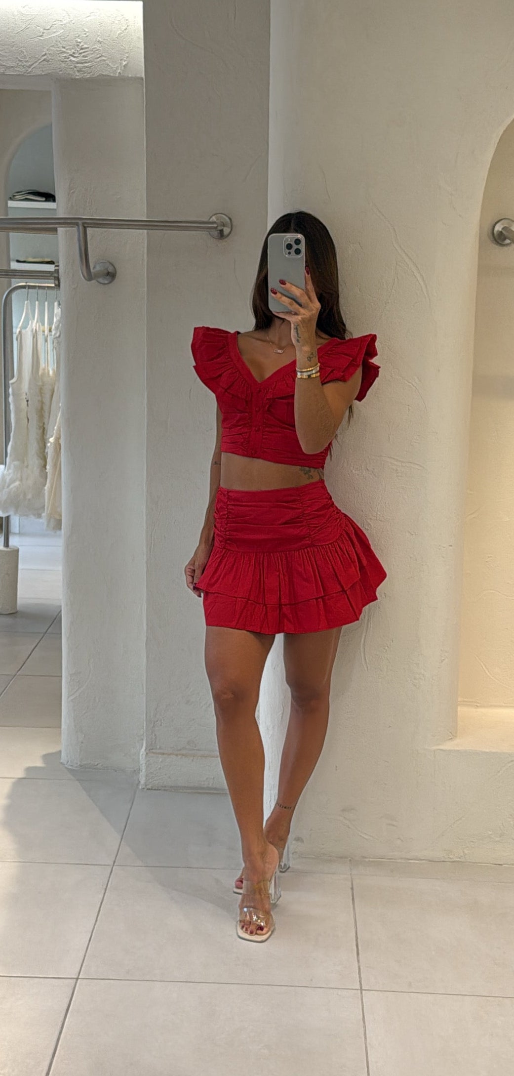 Conjunto Moon Rojo