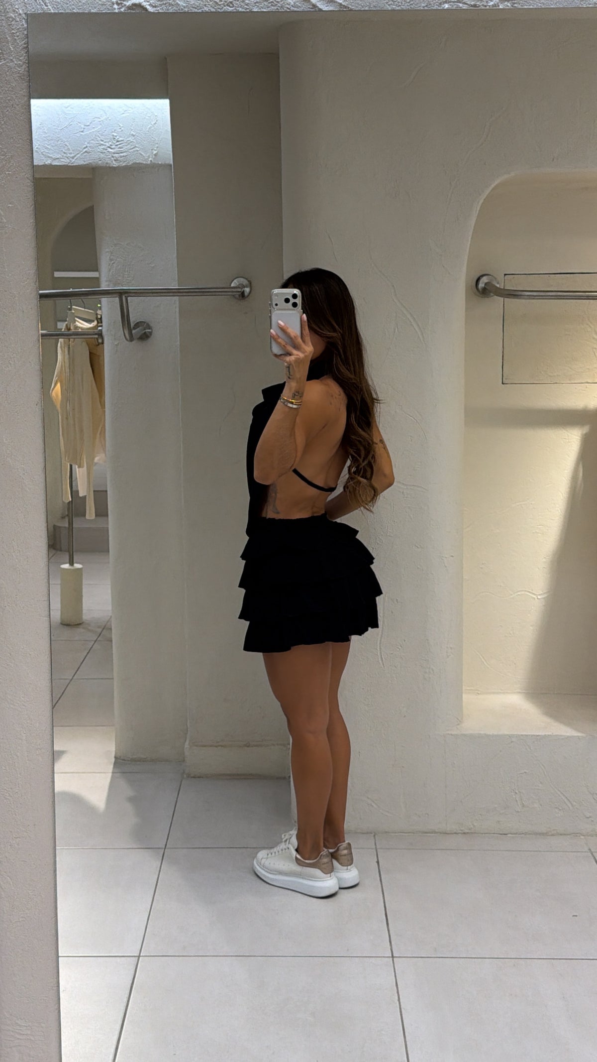 Conjunto Falda Pañoleta Negro