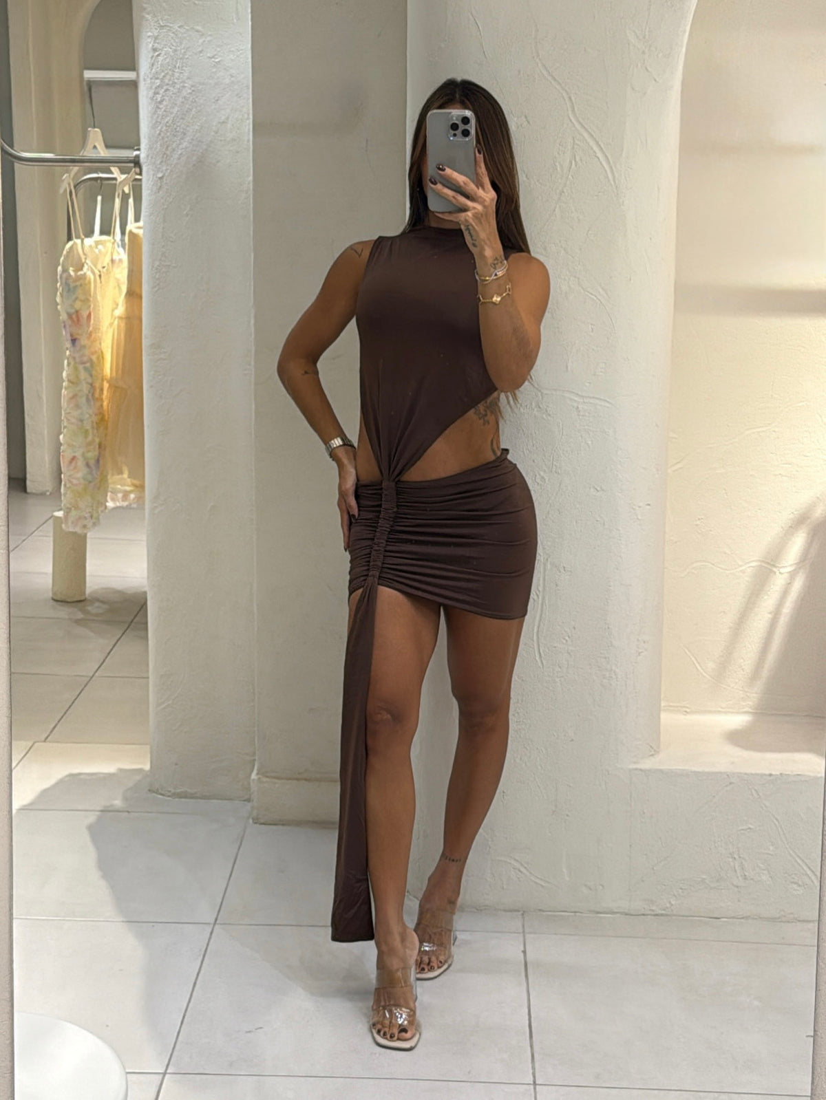 Vestido Chocolate Diosa