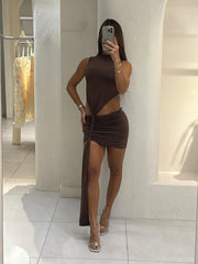 Vestido Chocolate Diosa