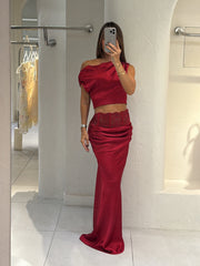 Conjunto Largo Rojo Bli