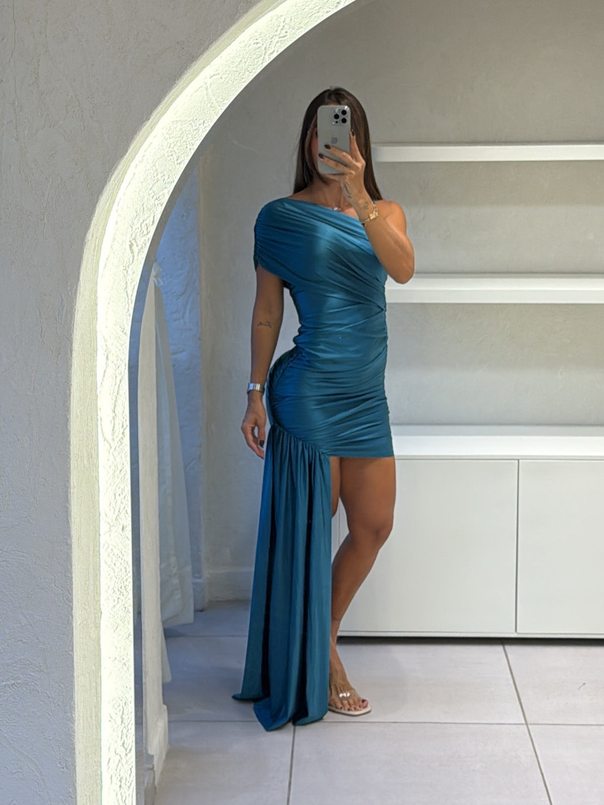 Vestido Sym Turquesa