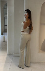 Conjunto Beige Encaje Pant