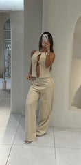 Conjunto Camisa Beige Ang