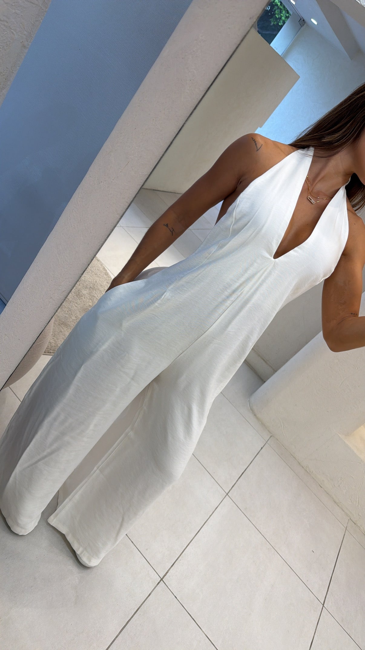 Enterizo Suelto Blanco