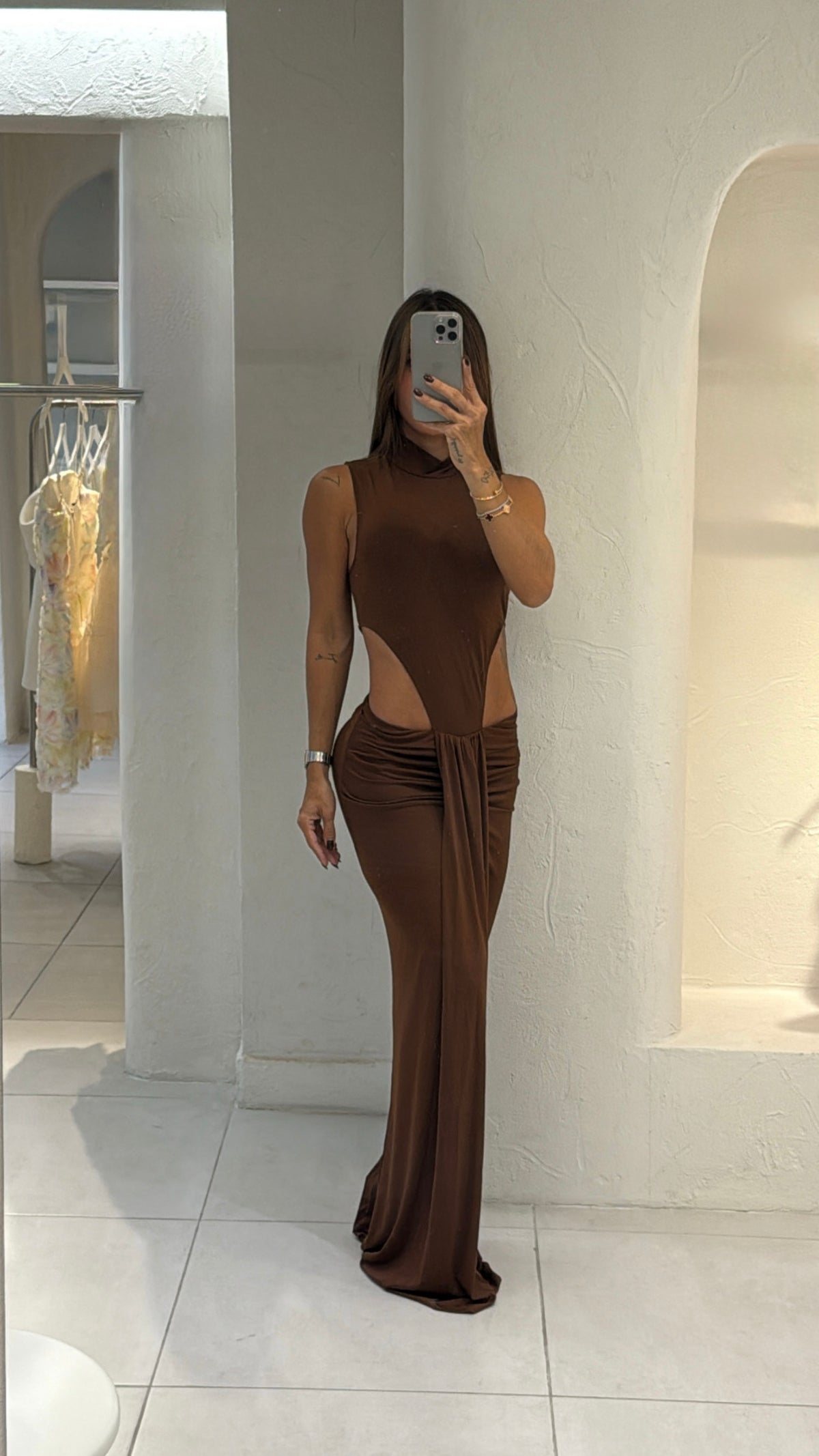 Vestido Largo Chocolatelate Lux