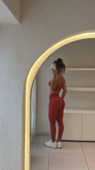 Conjunto Iconic Leg Terracota