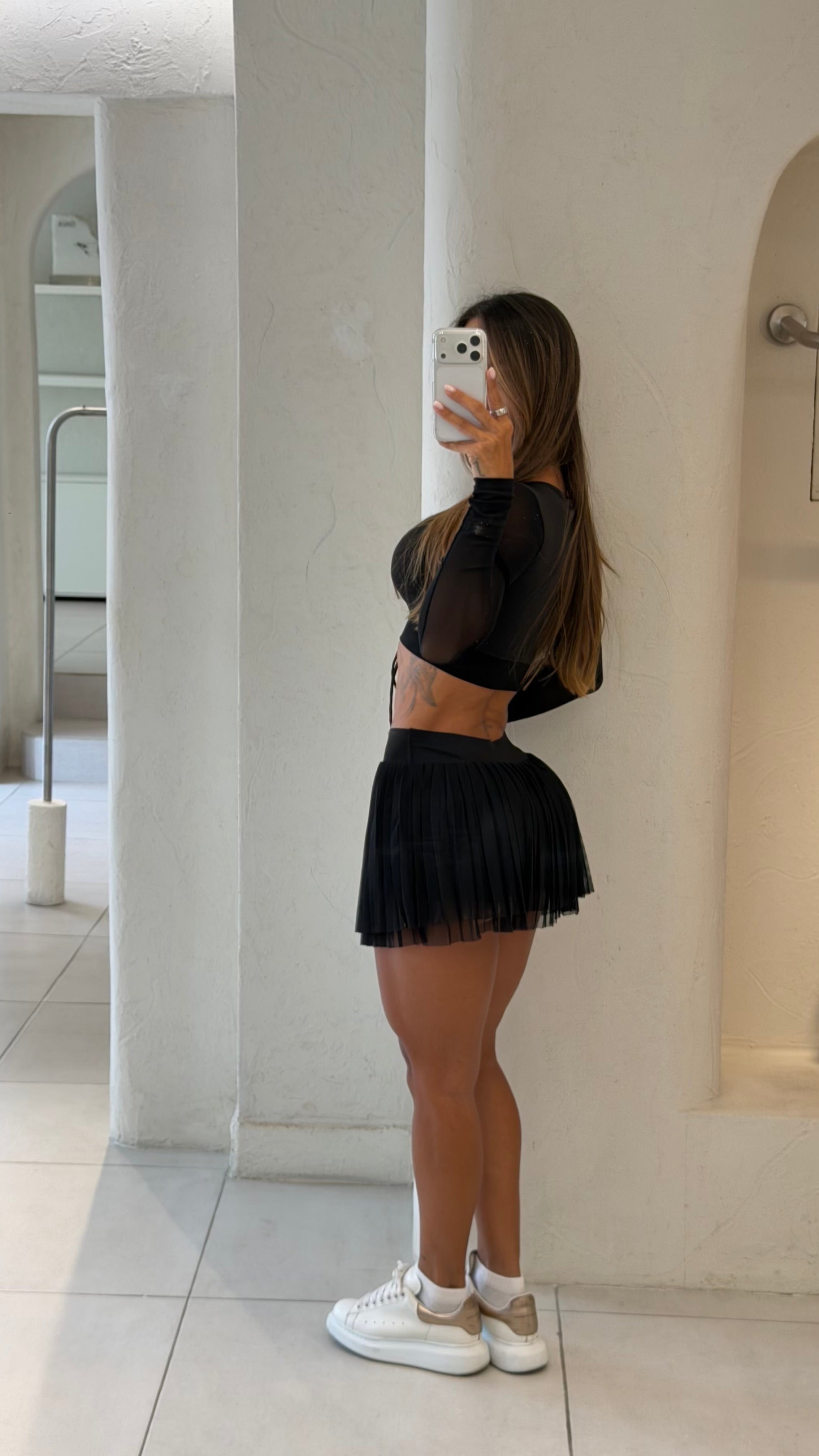 Conjunto Deportivo Falda Mesh Buzo
