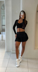 Conjunto Deportivo Falda Mesh Buzo