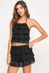 Conjunto Falda Negro Spring
